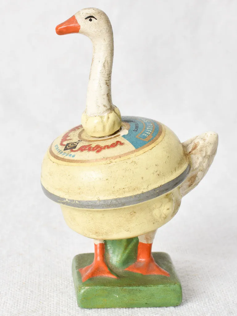 1950s truffle foie gras goose figurine 4¼"