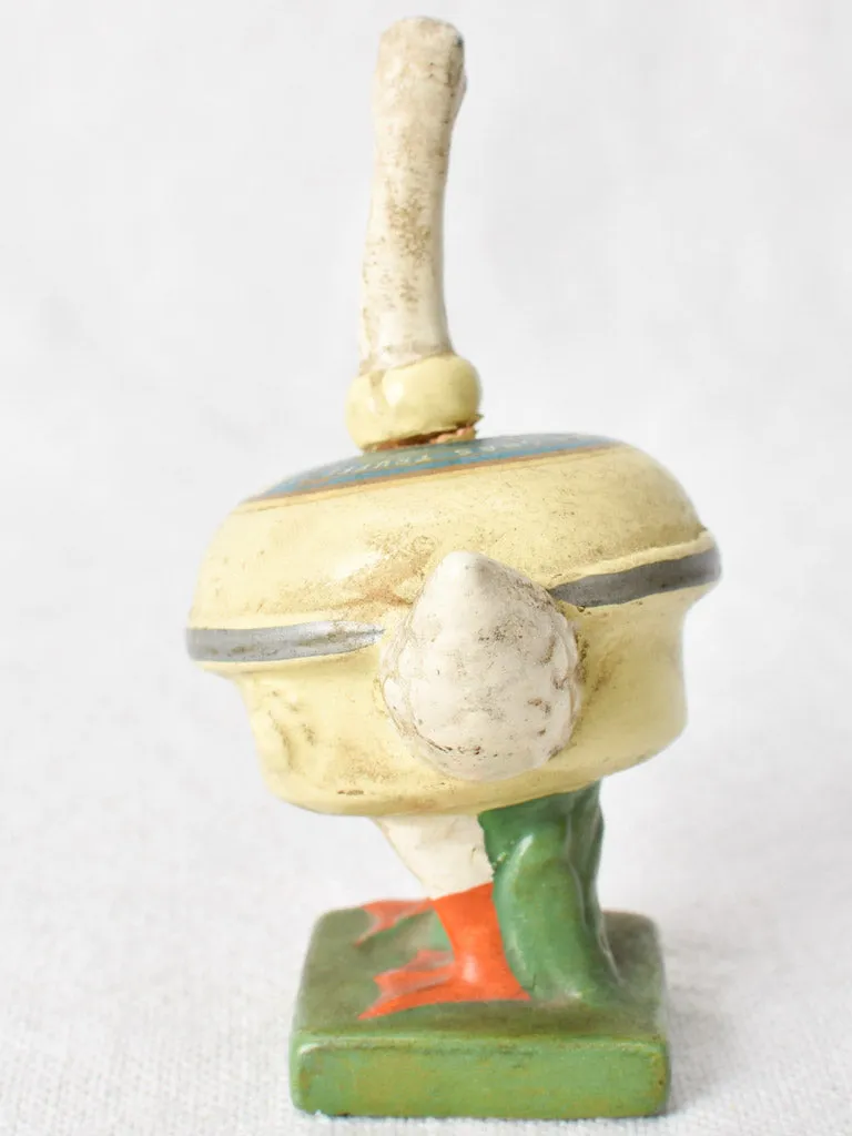 1950s truffle foie gras goose figurine 4¼"