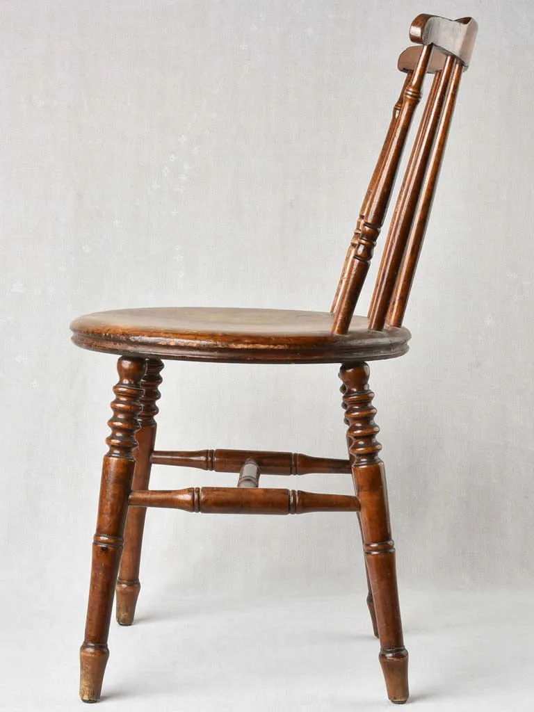 19th century English kitchen chair - elm wood