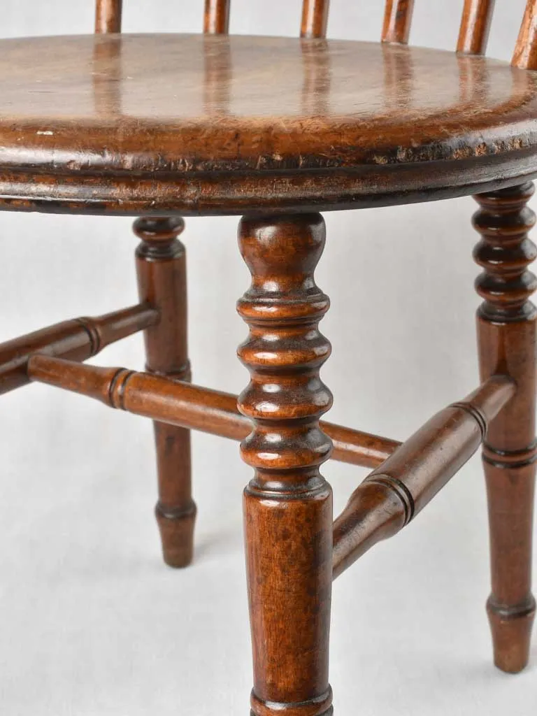 19th century English kitchen chair - elm wood
