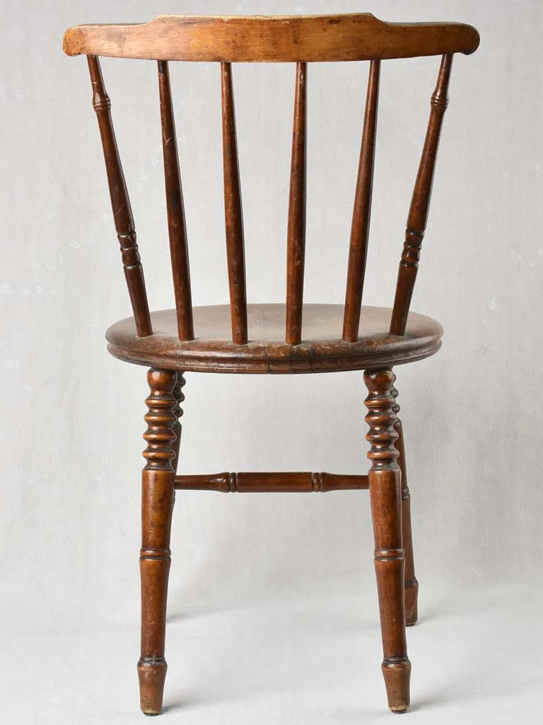 19th century English kitchen chair - elm wood