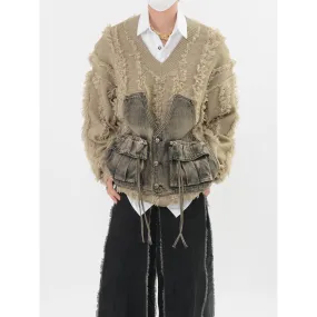 【24s Sep.】V-Neck Knit Sweater Vest