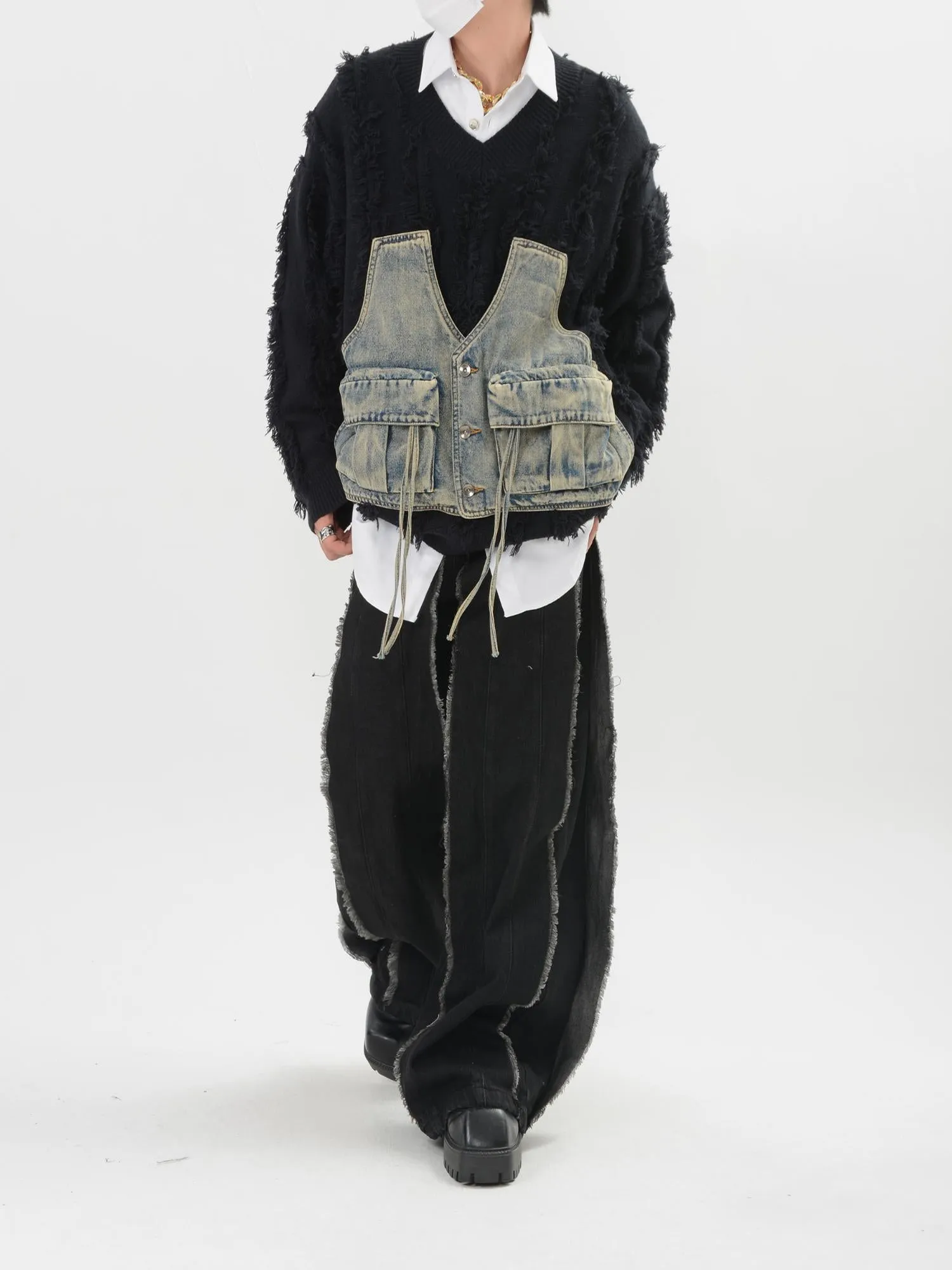 【24s Sep.】V-Neck Knit Sweater Vest