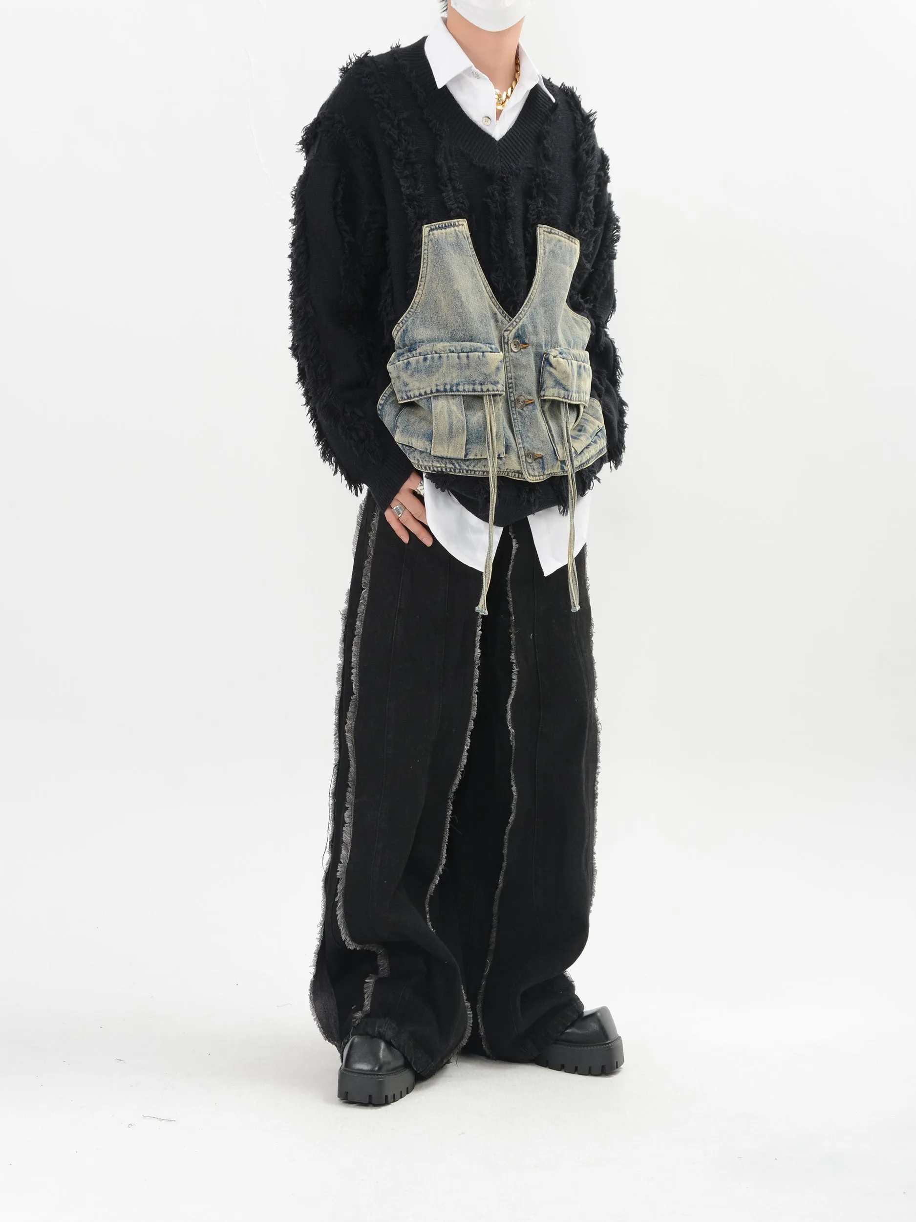 【24s Sep.】V-Neck Knit Sweater Vest