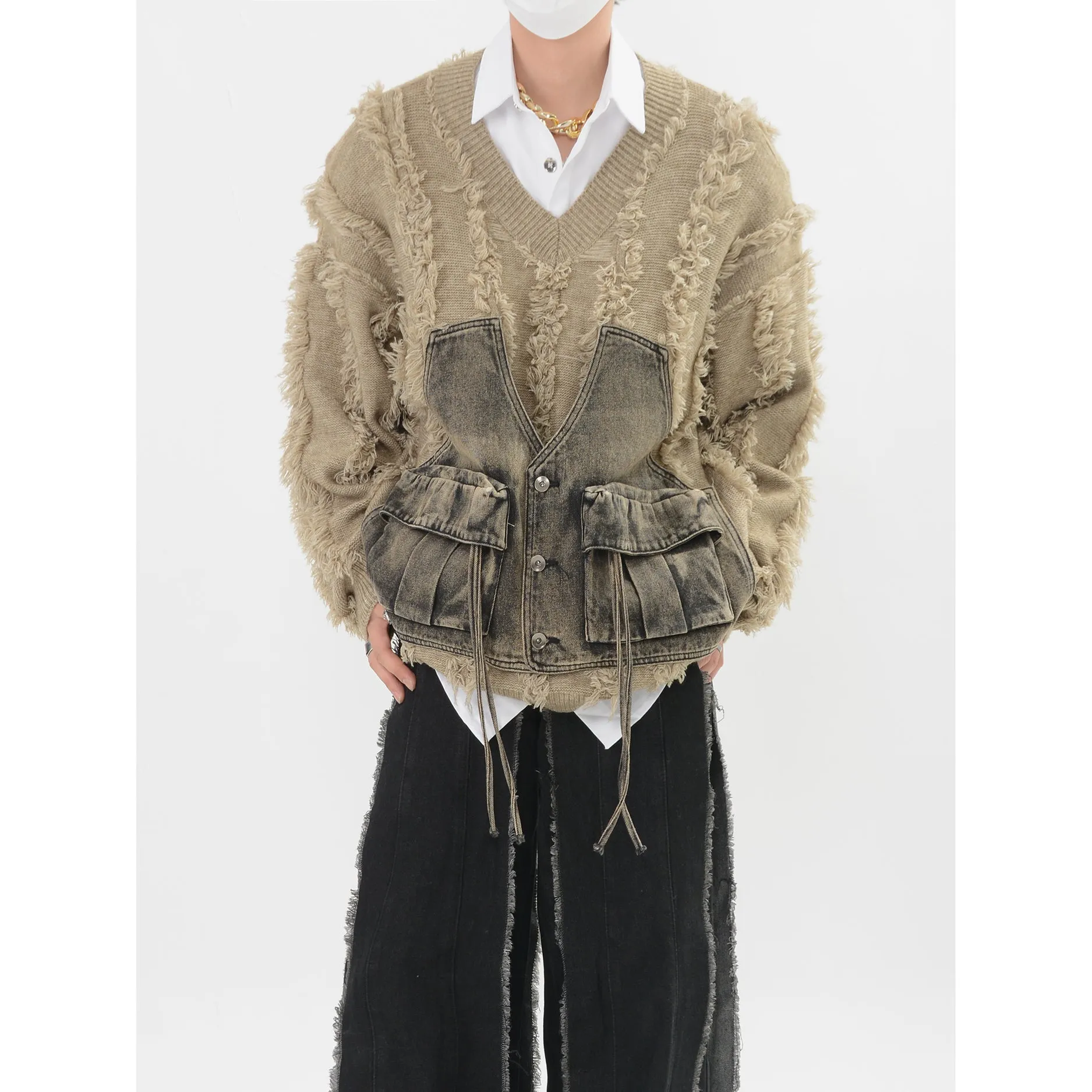 【24s Sep.】V-Neck Knit Sweater Vest