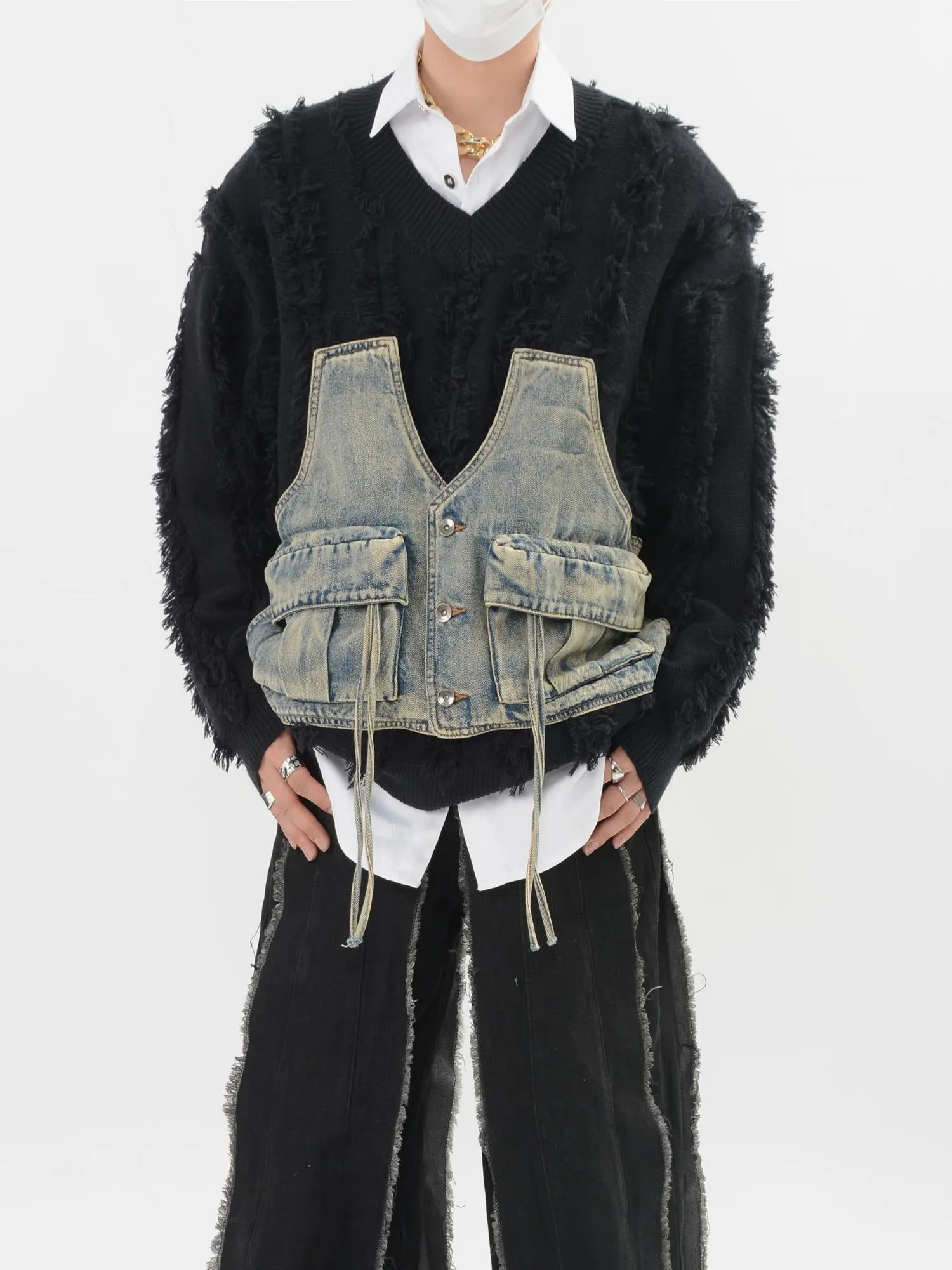 【24s Sep.】V-Neck Knit Sweater Vest