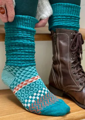 ABALONE Knitted Fusion Slouch Socks Made in USA