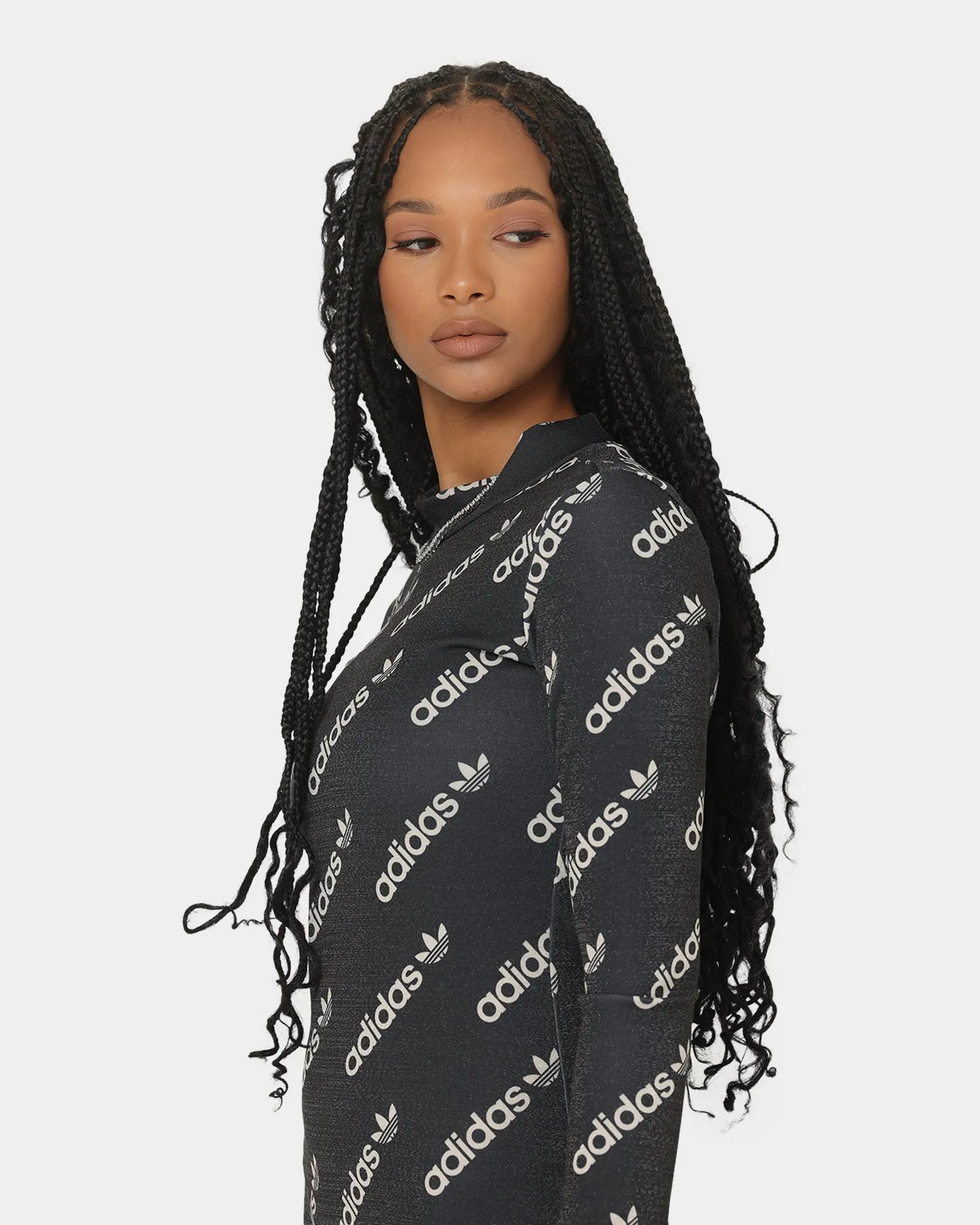 Adidas Long Sleeve Dress Black