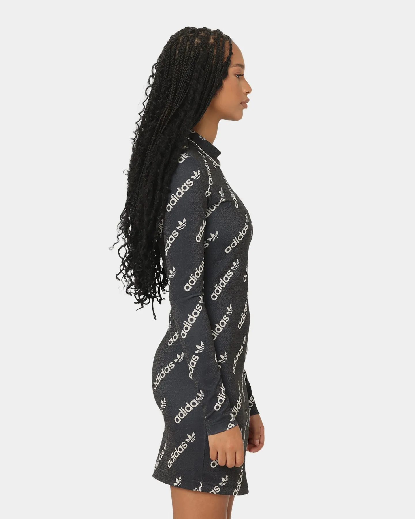 Adidas Long Sleeve Dress Black