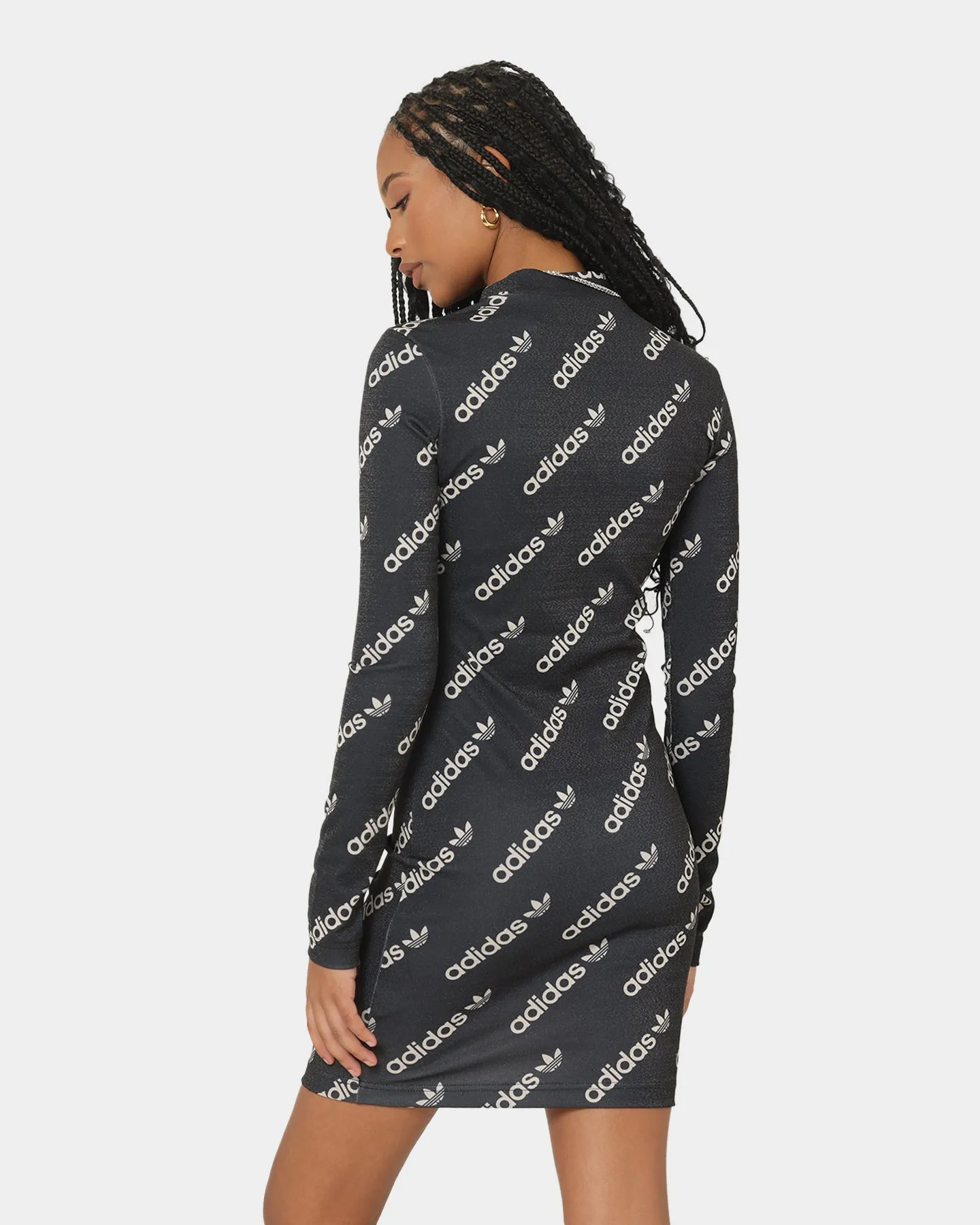 Adidas Long Sleeve Dress Black