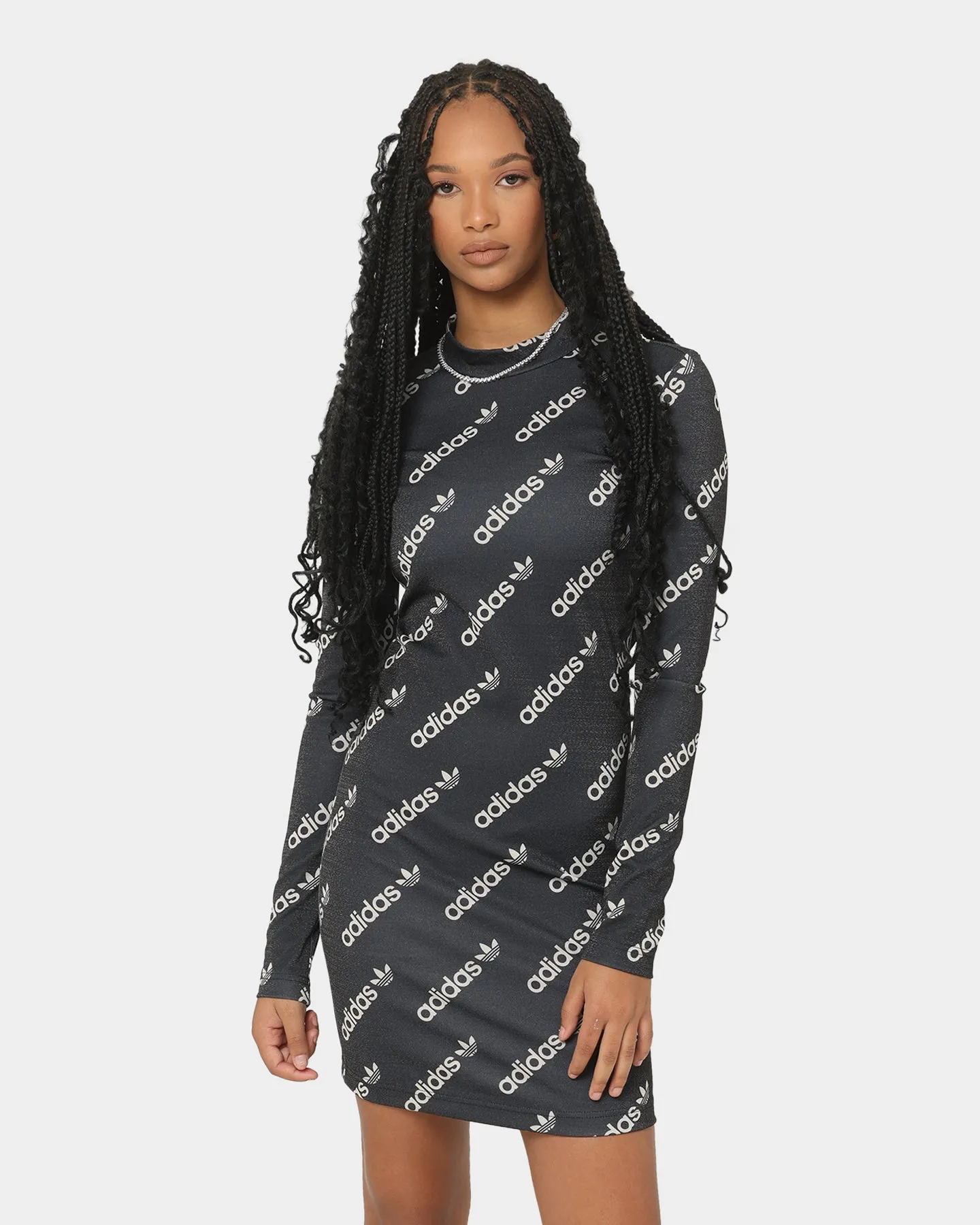 Adidas Long Sleeve Dress Black