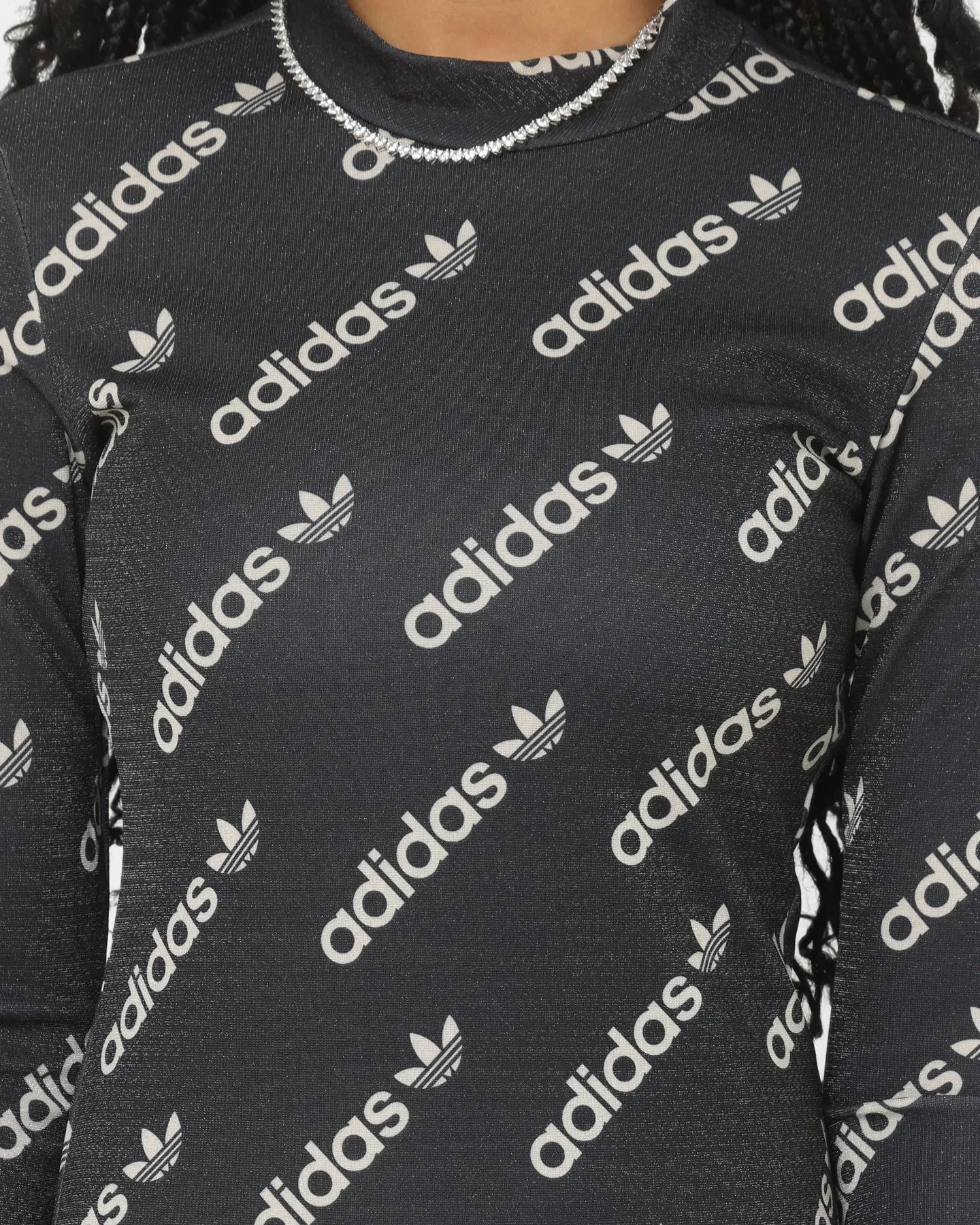 Adidas Long Sleeve Dress Black