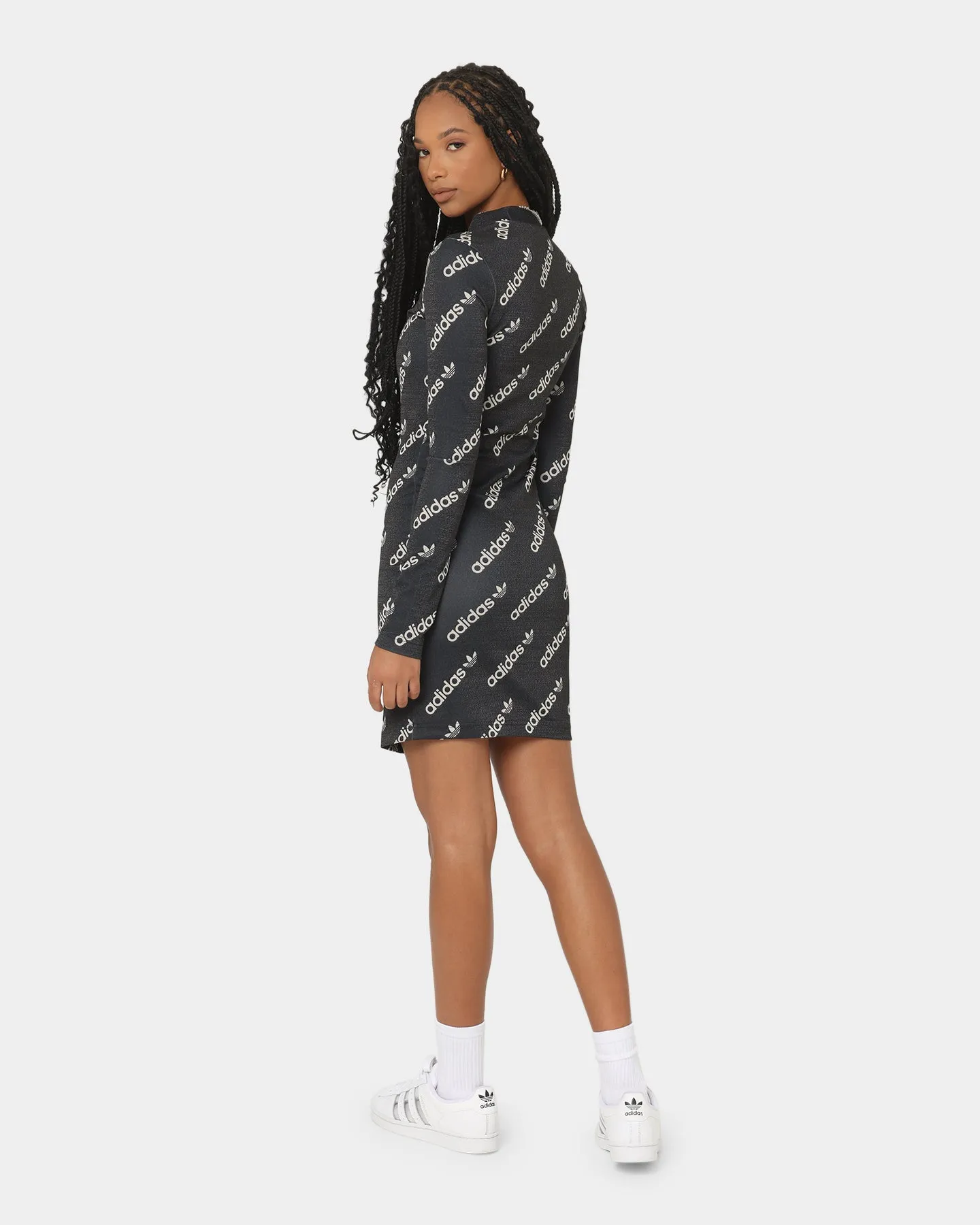 Adidas Long Sleeve Dress Black