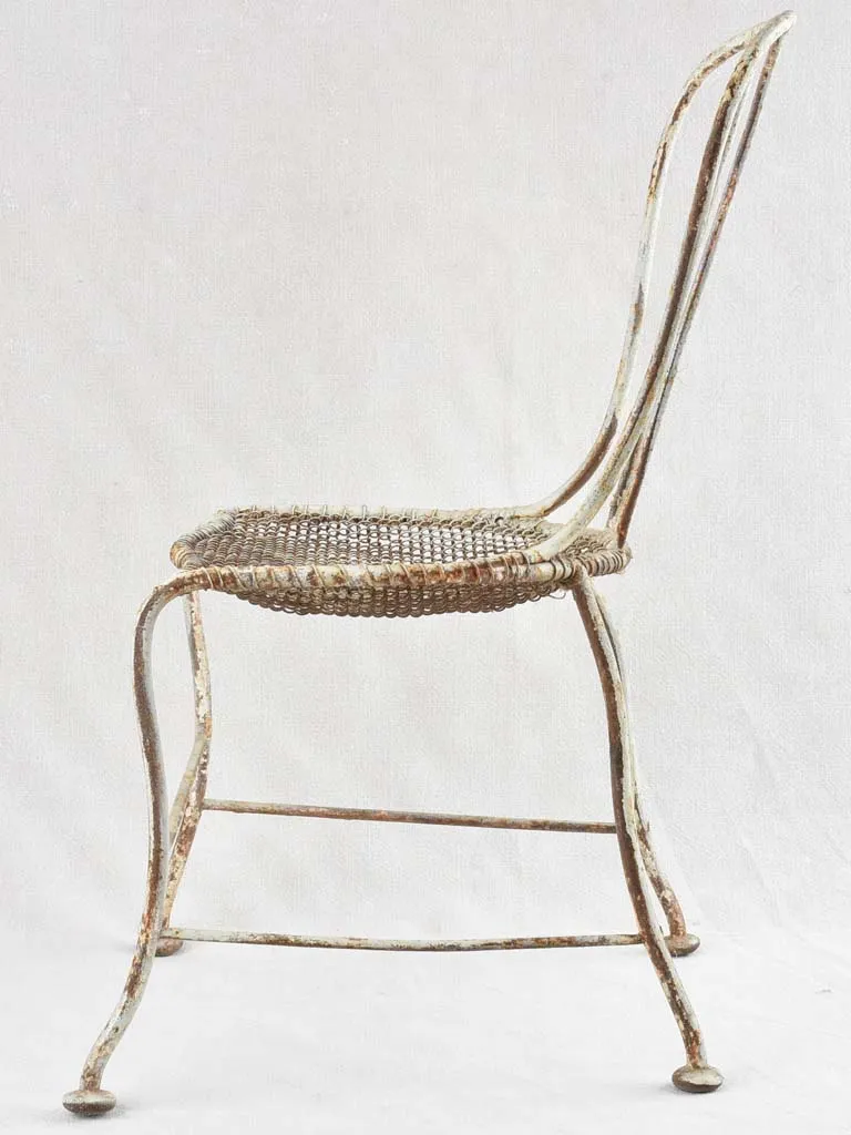Antique child's garden chair - metal