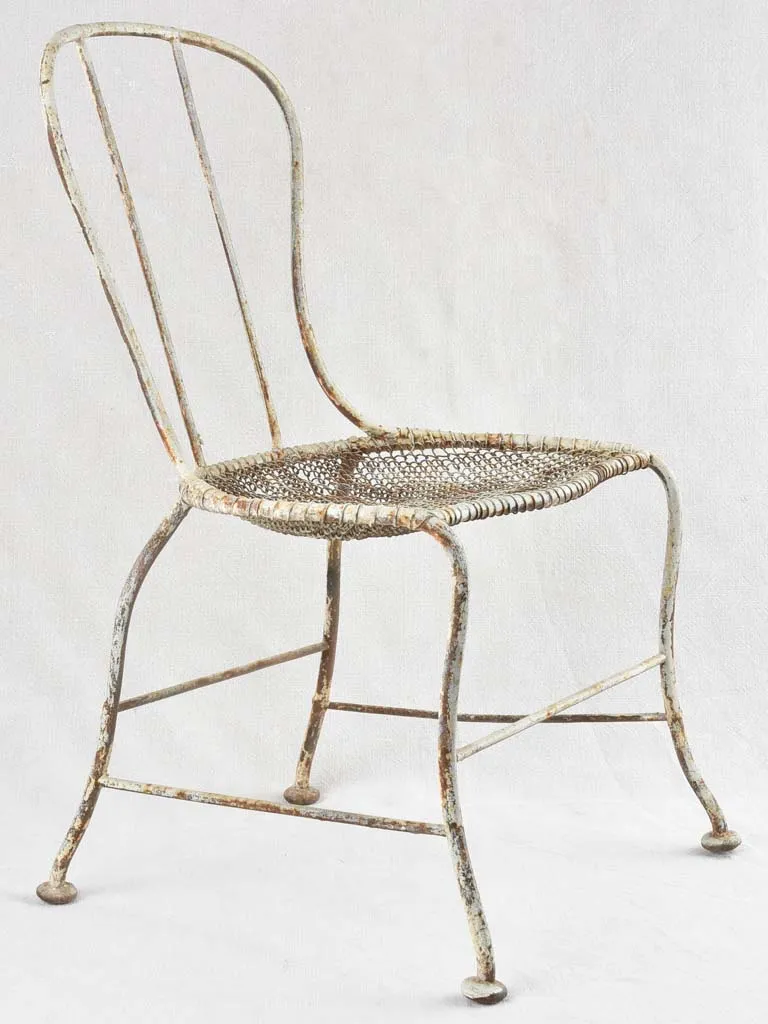 Antique child's garden chair - metal