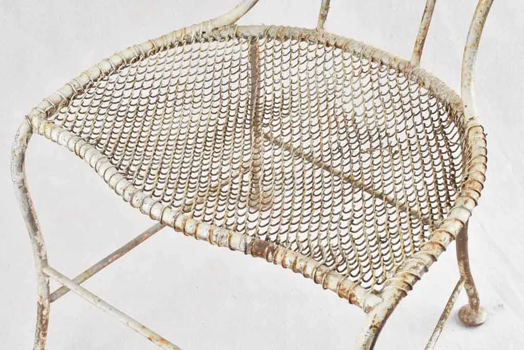 Antique child's garden chair - metal