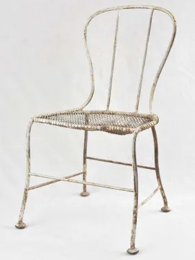 Antique child's garden chair - metal