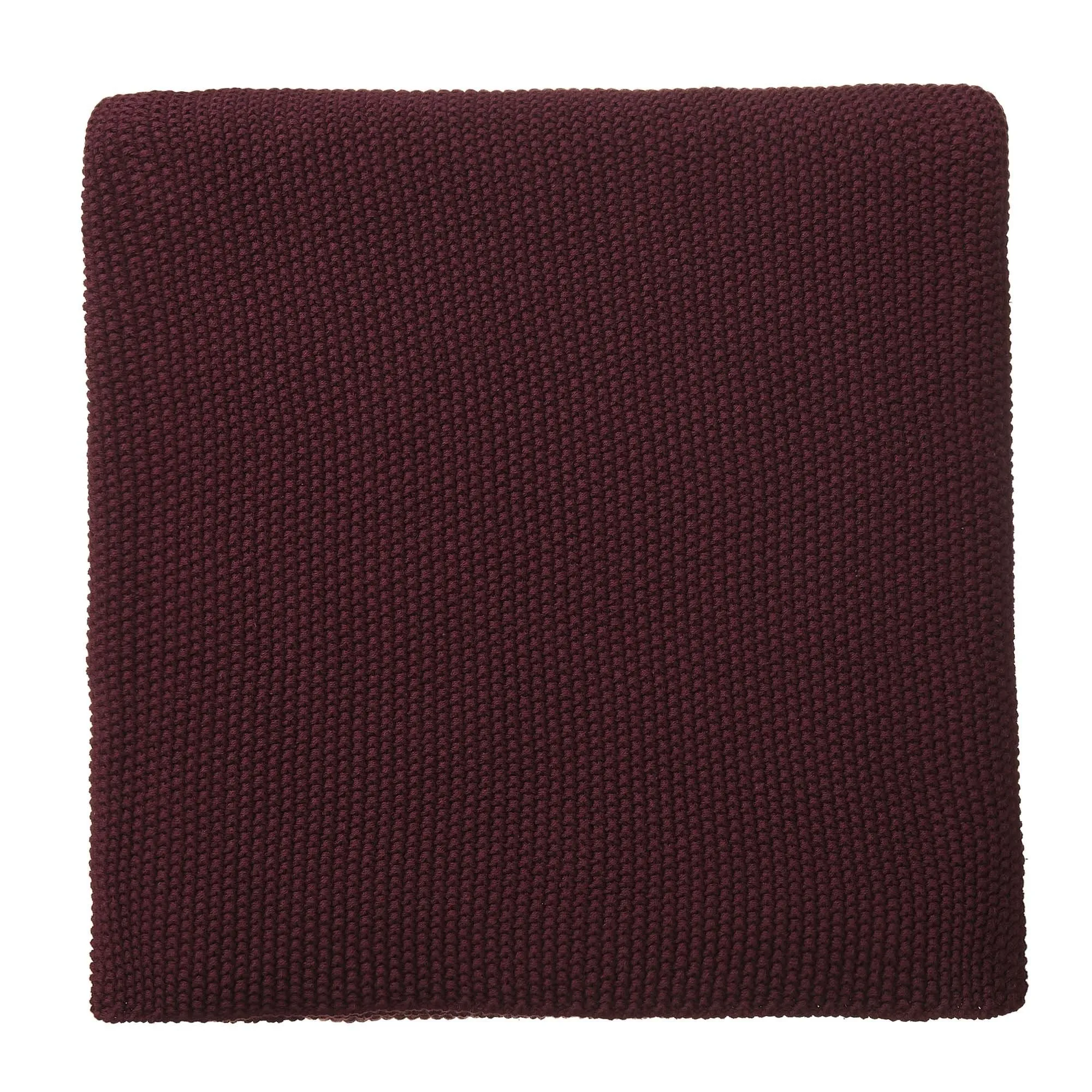Antua Cotton Blanket [Bordeaux red]