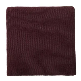 Antua Cotton Blanket [Bordeaux red]