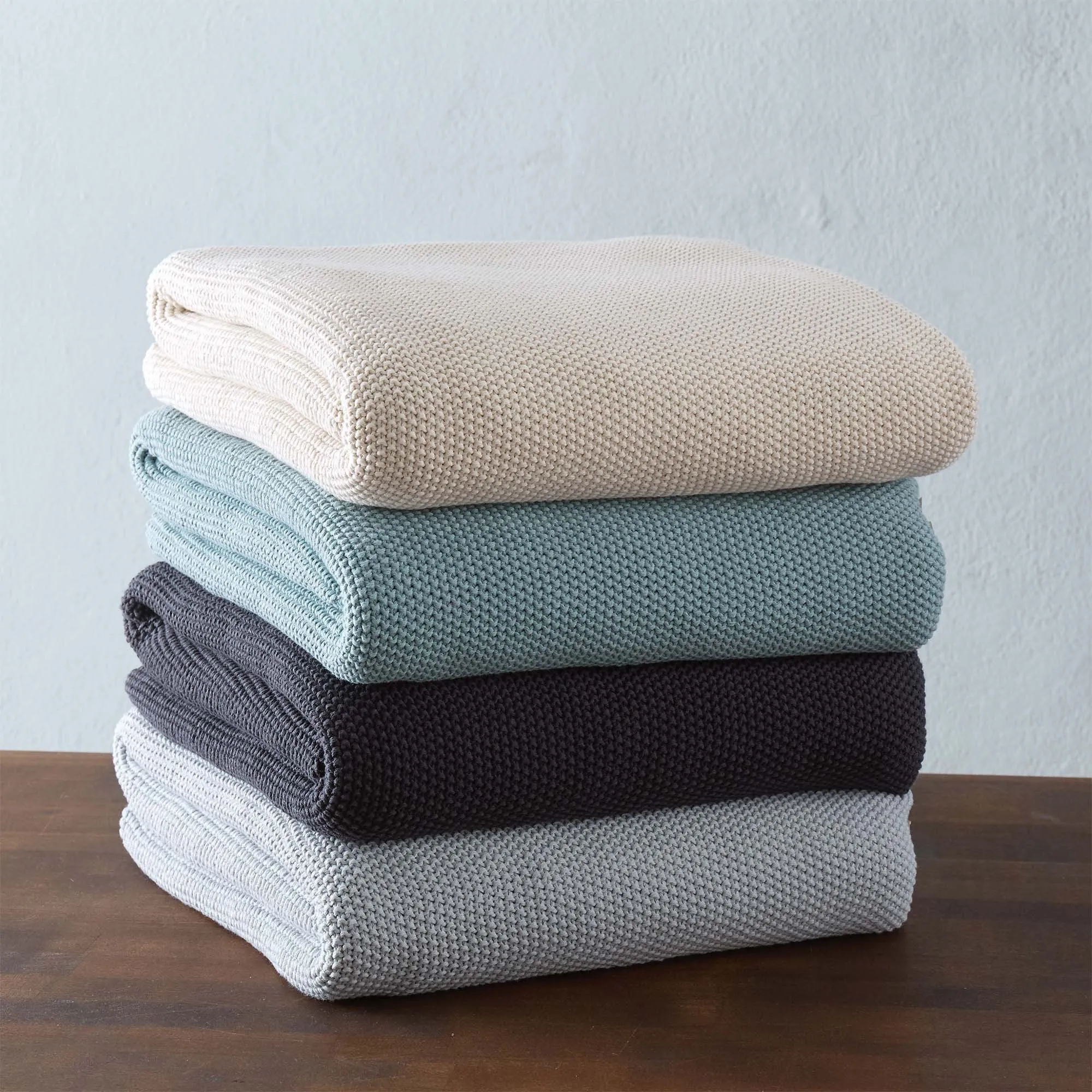 Antua Cotton Blanket [Charcoal]