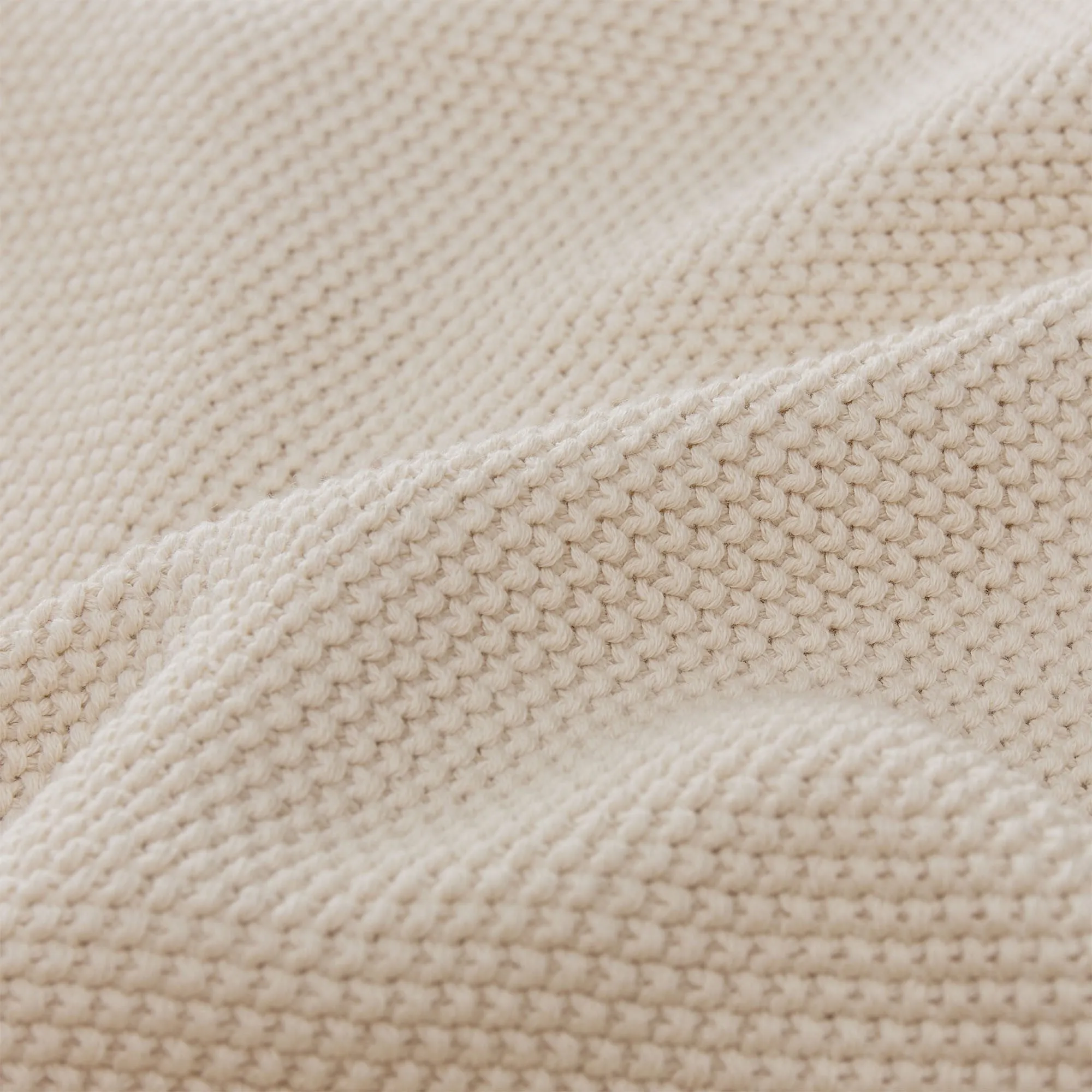 Antua Cotton Blanket [Cream]