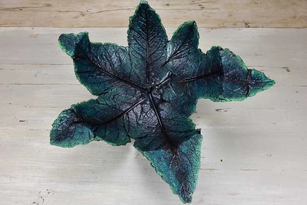 Artisan made leaf sculpture / bowl