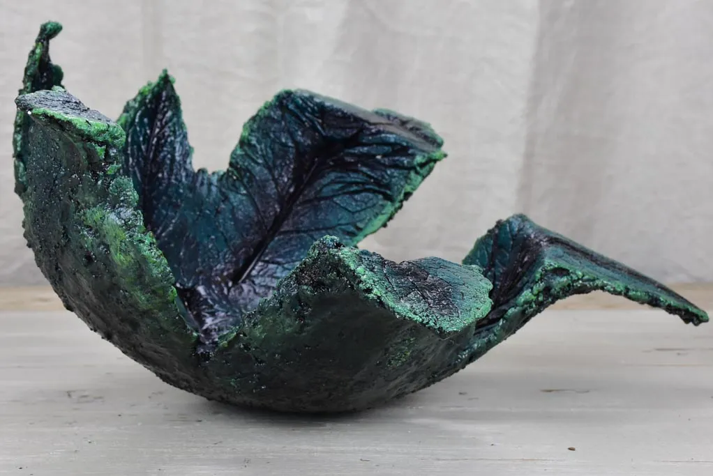 Artisan made leaf sculpture / bowl