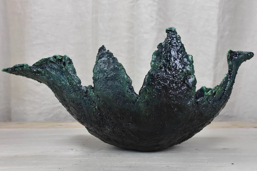Artisan made leaf sculpture / bowl