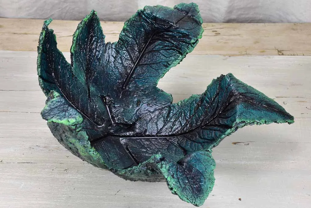 Artisan made leaf sculpture / bowl