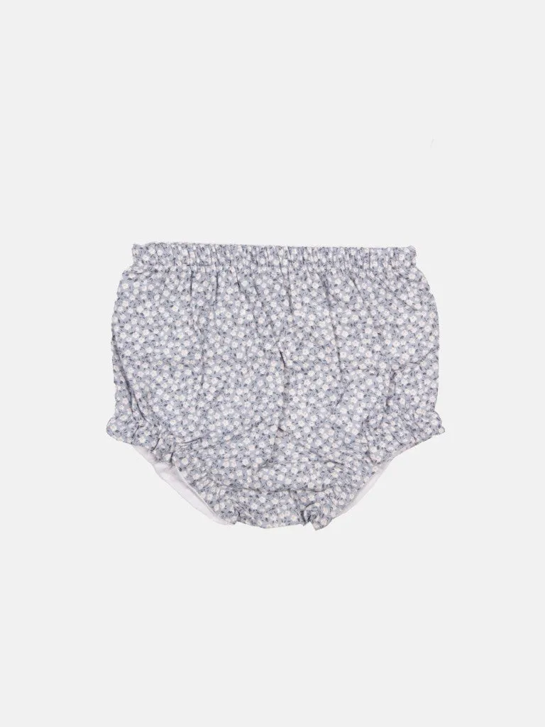 Baby Girl Nila Collection Pom-pom Knitted Set-Blue