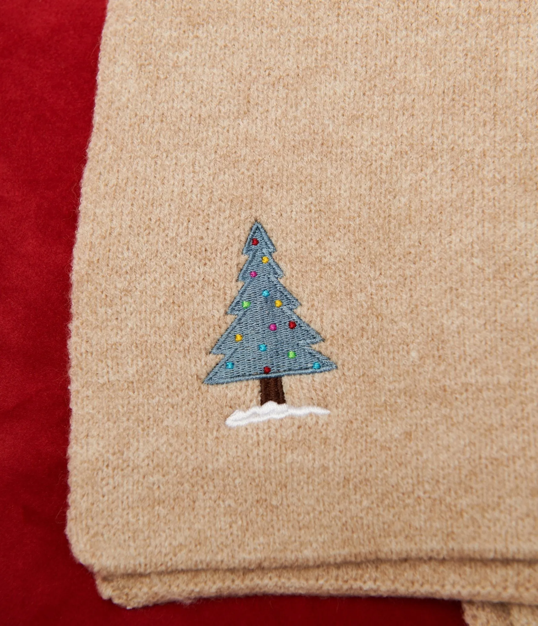 Banned Cream Snow Season Knitted Scarf