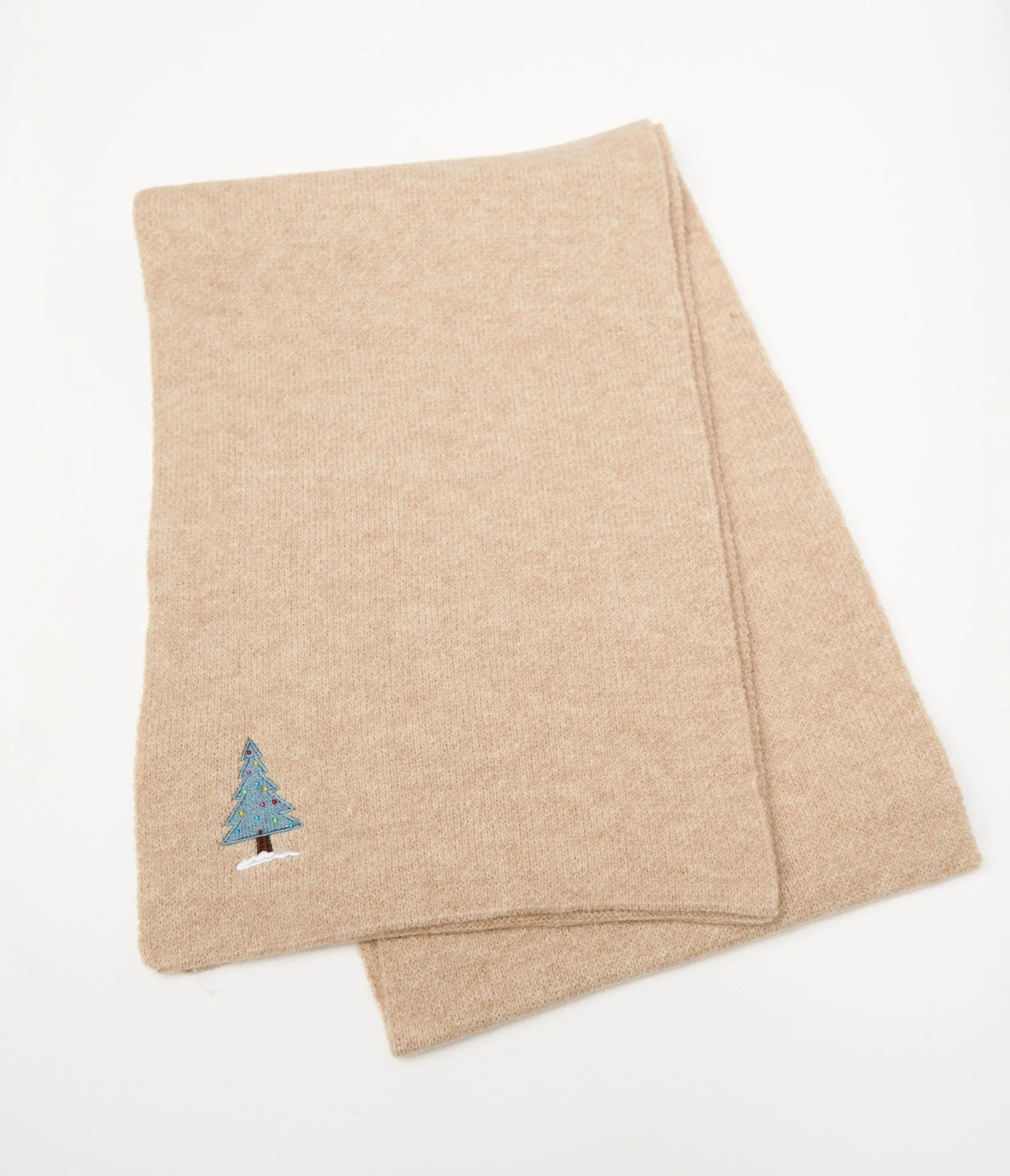 Banned Cream Snow Season Knitted Scarf