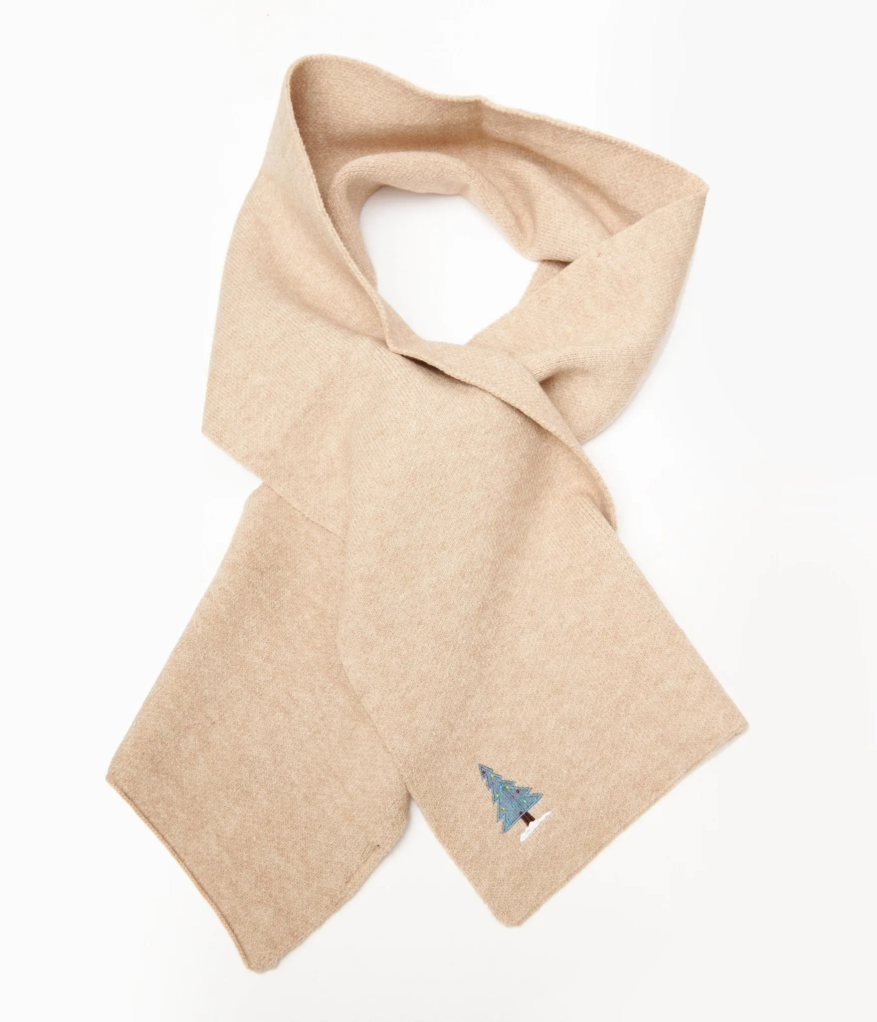 Banned Cream Snow Season Knitted Scarf