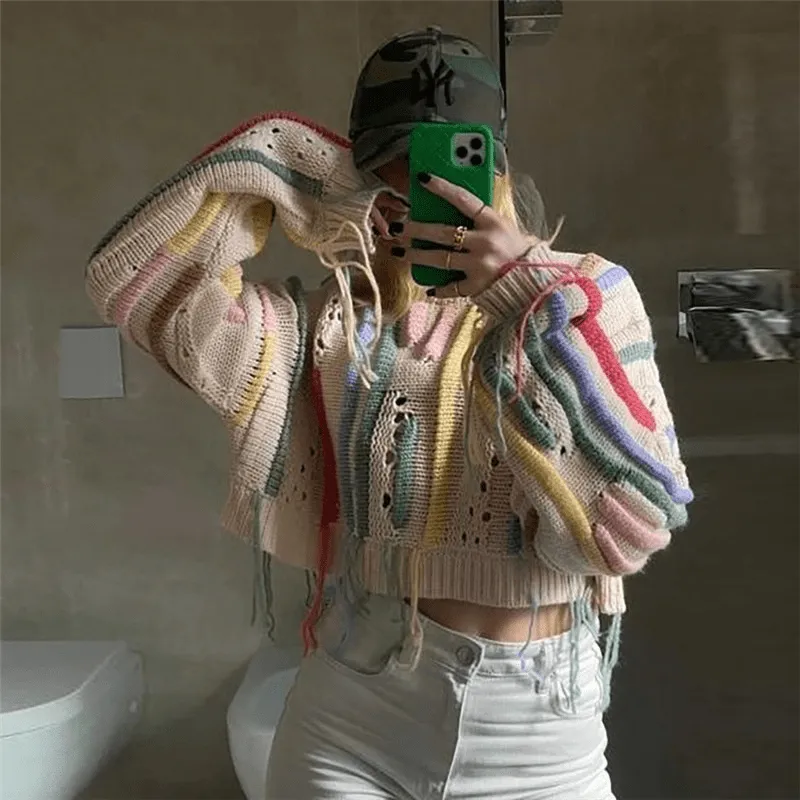 Birdie Crop Sweater