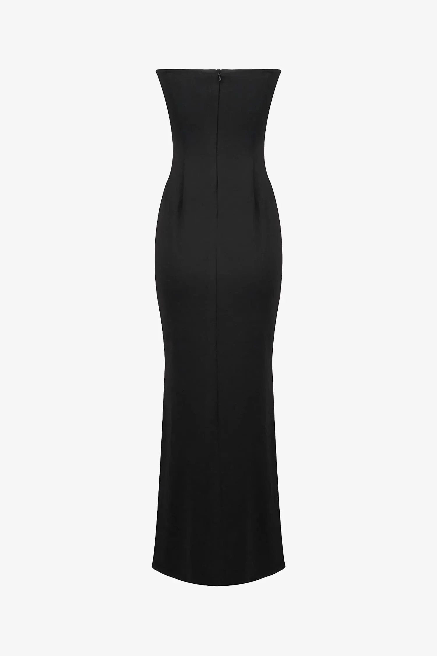 Black And Pink Sequin Maxi Dress