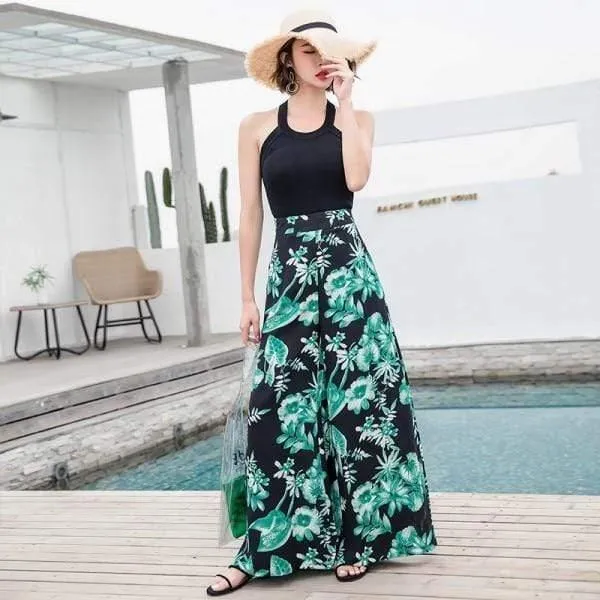 Bohemian Wide Leg Holiday Pants