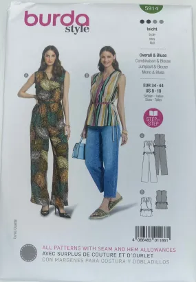 BURDA Women Overall & Blouse - 5914