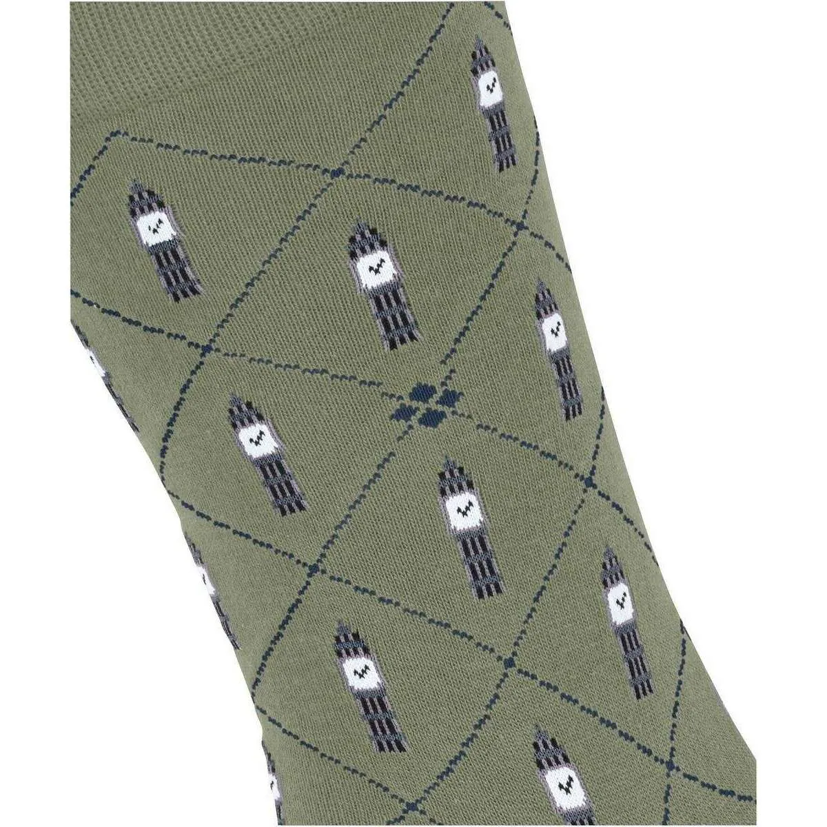 Burlington Big Ben Socks - Leaf Green