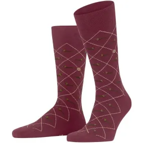 Burlington Dachshund Socks - Burgundy