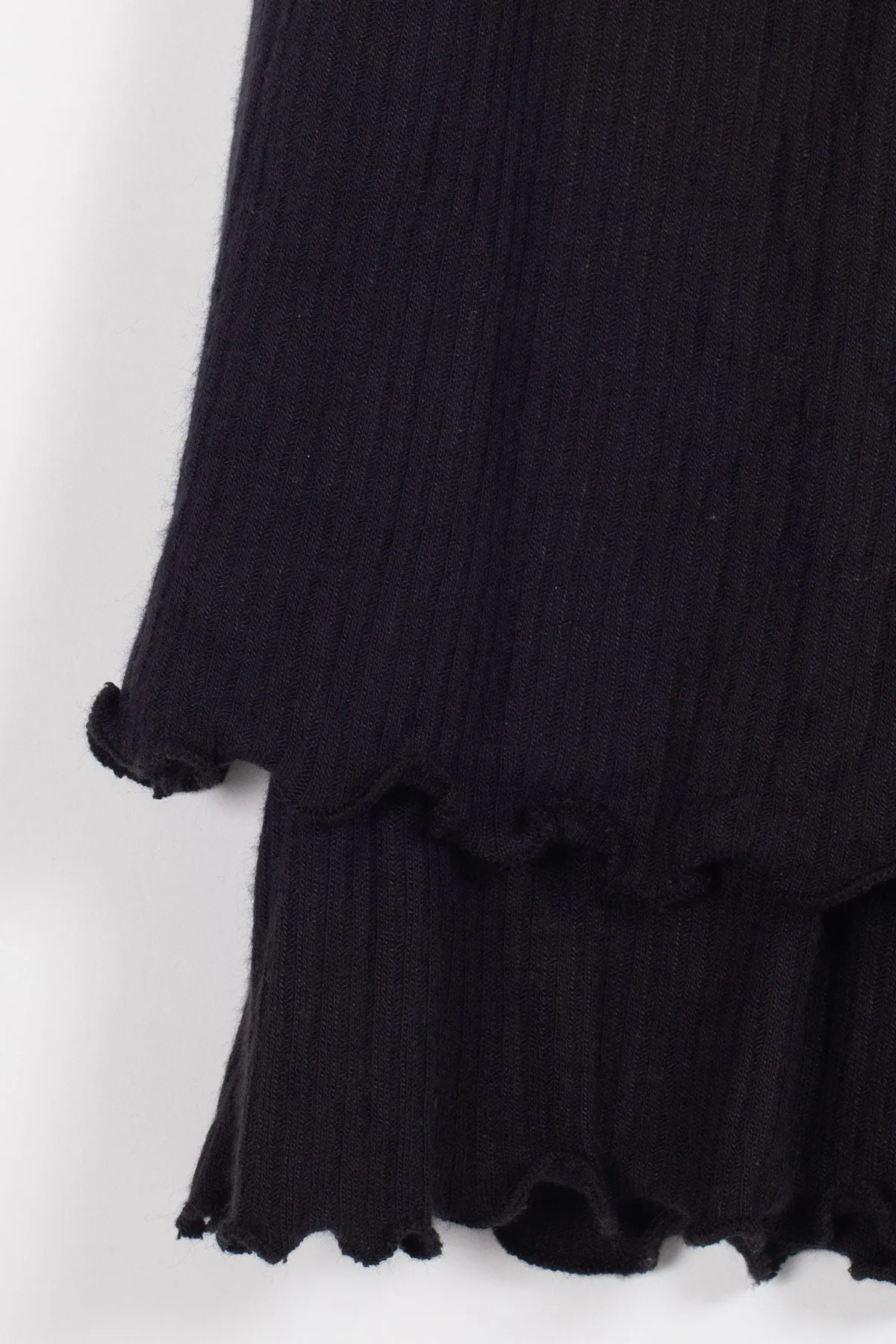 CAN-CAN Flared Bamboo Pants - Black