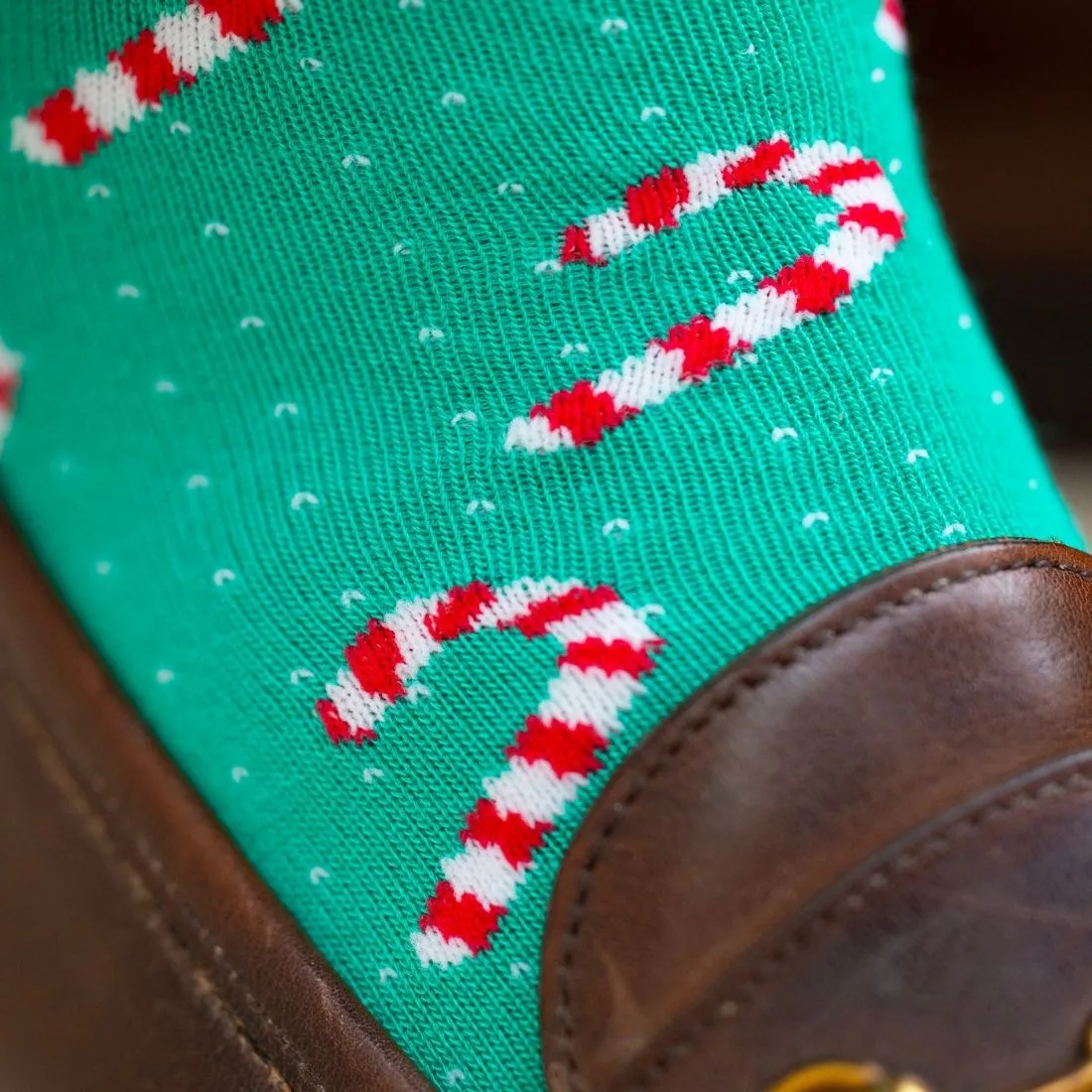Candy Cane Bamboo Socks
