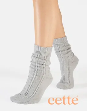 Cette Alpaca Wool Sock 258-12 Grey