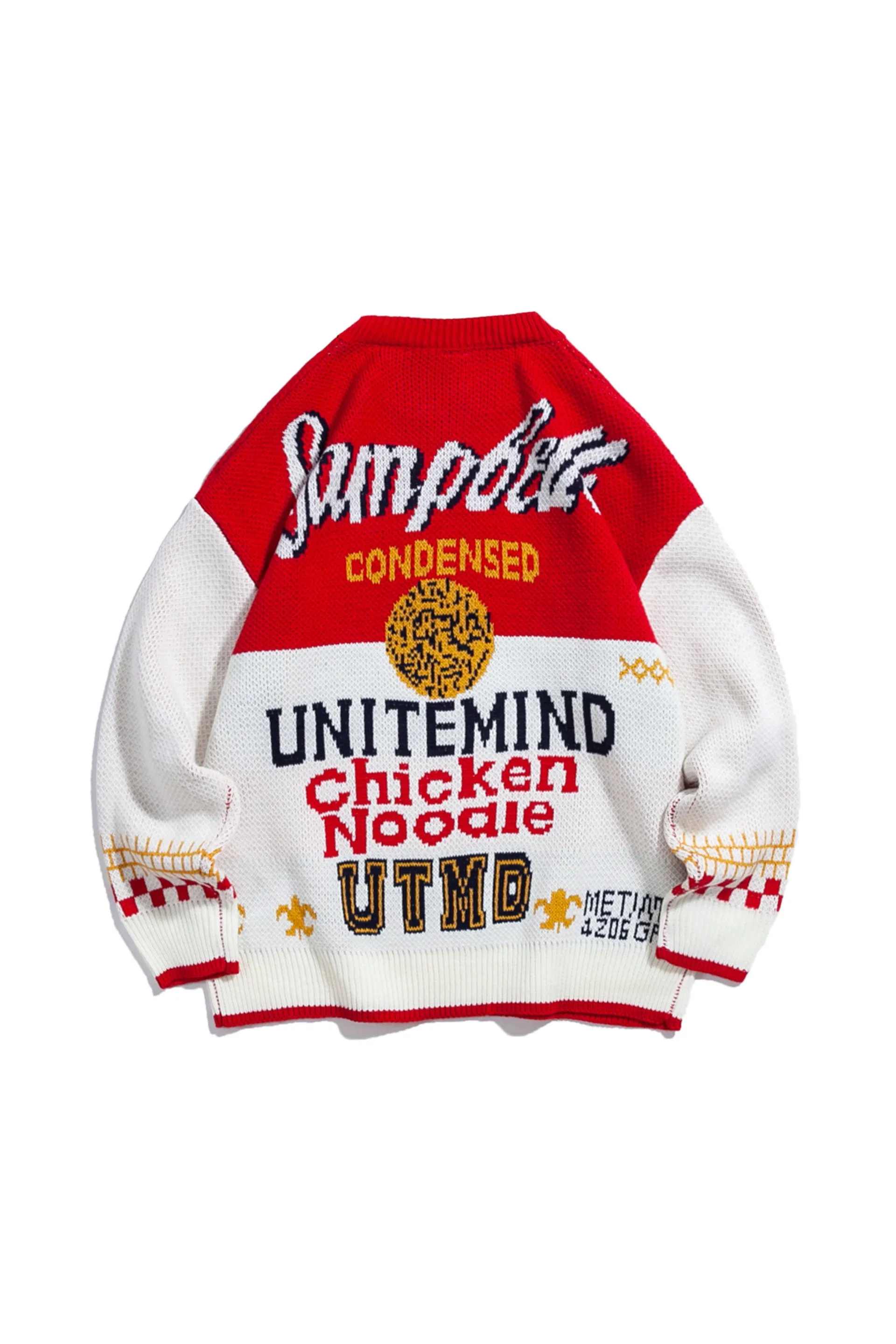 CHICKEN NOODLE oversized sweater