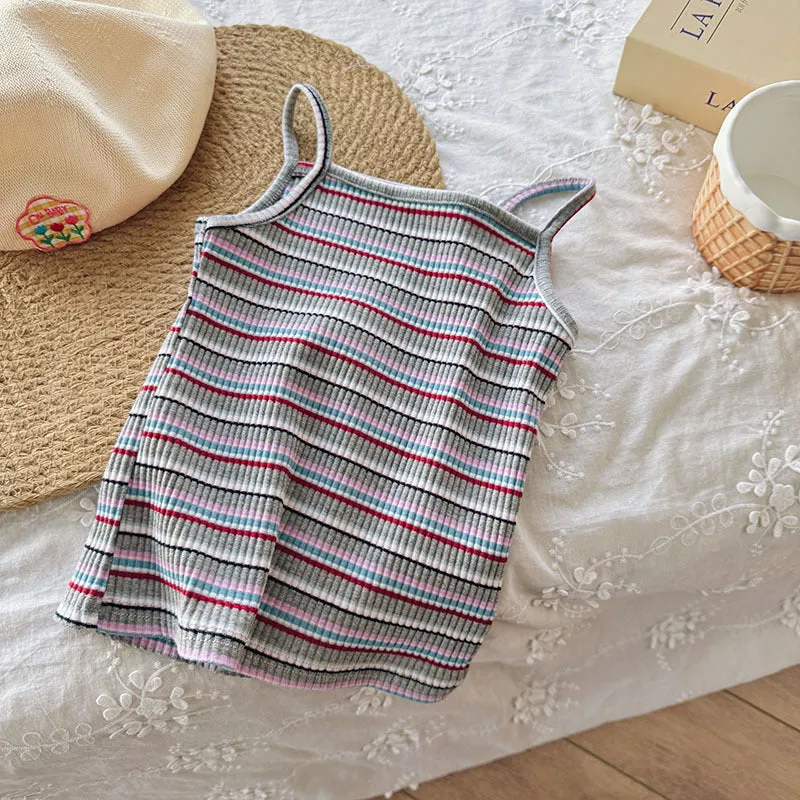 Children’s Cartoon Embroidered Summer Vest