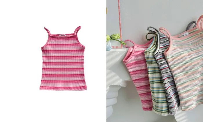 Children’s Cartoon Embroidered Summer Vest