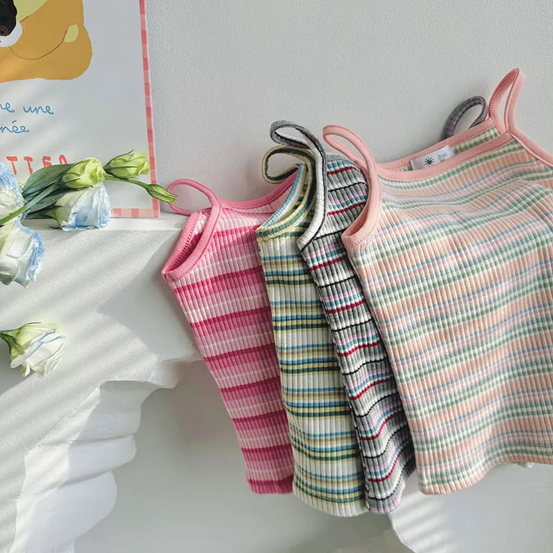 Children’s Cartoon Embroidered Summer Vest
