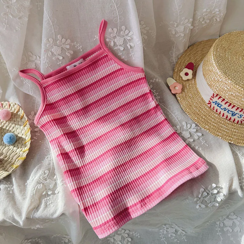 Children’s Cartoon Embroidered Summer Vest