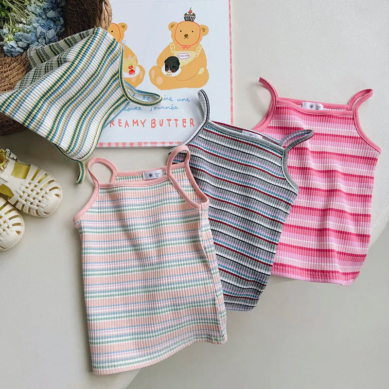 Children’s Cartoon Embroidered Summer Vest