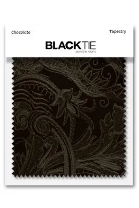Chocolate Tapestry Fabric Swatch