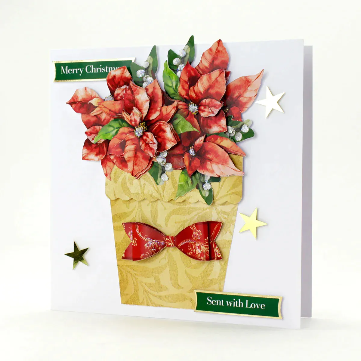 Christmas Flower Pots Card Making Kit